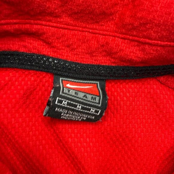 Georgia Bulldogs Nike Polo Shirt Men M Red Colorblock Performance Team Issue - Picture 6 of 16